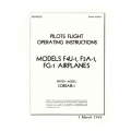 Corsair-1 F4U-1, F3A-1 & FG-1 Pilots Flight Operating Instructions